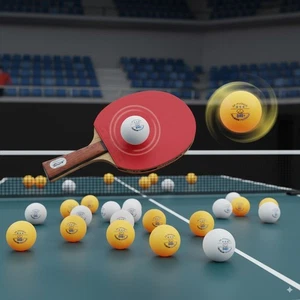 16 Pcs 3 Star Table Tennis Balls ABS Plastic PingPong Balls Seamless Design 40MM - Picture 1 of 9
