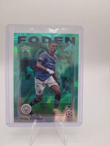 Phil Foden - Aqua Lava /199 ManCity Topps Chrome UCC 24/25 - Imagen 1 de 2