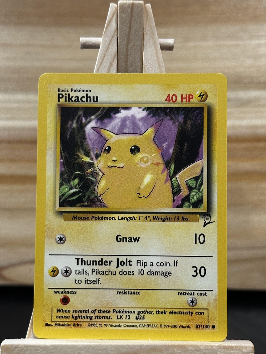 Pikachu yellowcheekピカチュウ 英語版 base set 2 Pikachu yellowcheekピカチュウ 英語版 base set 2 Pikachu