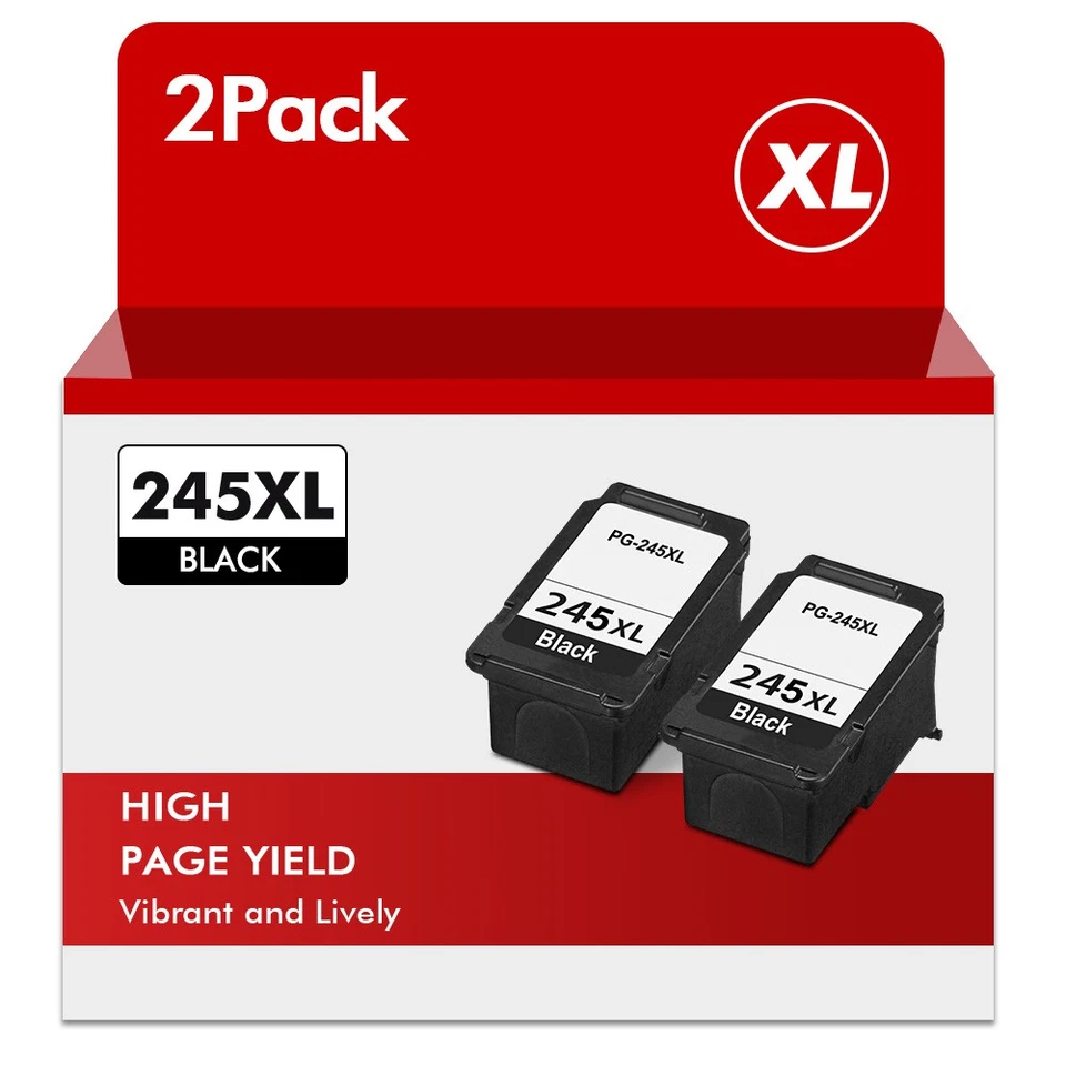 PG-245XL CL-246XL Ink Cartridge for Canon PIXMA MG2522 MG2520 TS3122 MX490 MX492 - Image 1 of 4