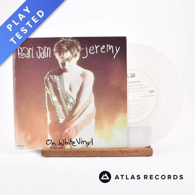 Pearl Jam - Jeremy - White Marbled 7" Vinyl Record - EX/VG+ - Image 1 of 4