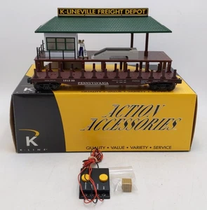 K-Line K42418 O Gauge Operating Loading Platform with Car LN/Box - Picture 1 of 6
