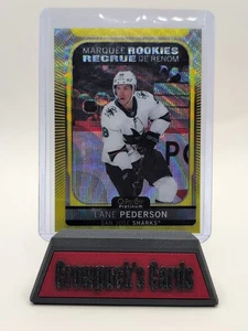 2021-22 O-Pee-Chee Platinum - Marquee Rookies Lane Pederson #265 amarillo neón - Imagen 1 de 2