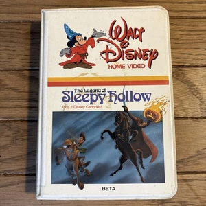 Walt Disney Home Video The Legend Of Sleepy Hollow Plus 2 Cartoons BETAMAX BETA - Imagen 1 de 3