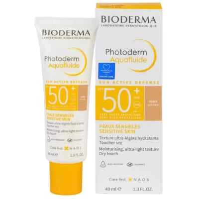 Bioderma Photoderm SPF50+ Tinted Golden Aquafluid Dry Touch 40ml Exp 03/2026 - Image 1 of 4