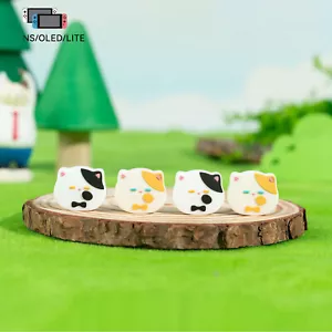 4 PIEZAS Tapas de Joystick con Agarre para Pulgar para Interruptor/Interruptor OLED/Ligero Silicona Suave Gato - Imagen 1 de 8