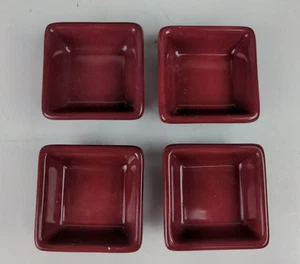 THE PAMPERED CHEF Simple Additions Petite Square Condiments Bowls Set of 4 EUC - Picture 1 of 11