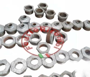 RIDUZIONE RACCORDO ZINCATO GHISA 3/8 1/2 3/4 1" 1"1/4 1"1/2 2" 2"1/2 3" STOCK MF - Picture 1 of 18