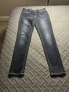 Pantalones de mezclilla para mujer Daytrip talla 26R azul Mila ajustados - Imagen 1 de 22