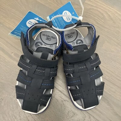 NUEVO CON ETIQUETAS Stride Rite 360 Niños Pequeños Paddy Azul Marino Sandalias Zapatos Talla 9 M EE. UU. Foto 1 de 4