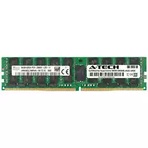 64GB DDR4 PC4-21300 LRDIMM Supermicro MEM-DR464L-HL01-LR26 Equivalent Memory RAM - Picture 1 of 2