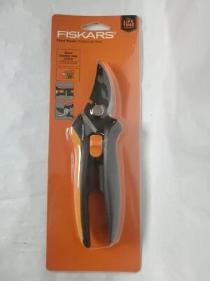 Новый запечатанный Fiskars цветочный обрезчик w/стержень стриппер (модель 9926) - Изображение 1 из 4