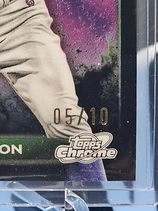 2024 Cosmic Chrome *5/10* Black Dansby Swanson - Into The Cosmos  - Picture 1 of 3