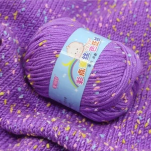 Cotton Cashmere Yarn Hand Knitting Crochet Worsted Wool Thread Needlework - Picture 1 of 21