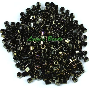 8/0 Hex TOHO Japan Glass Seed Beads #83-Metallic Iris Brown 10 grams - Picture 1 of 2