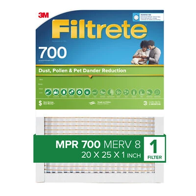 Filtrete Electrostatic Air Filter 700 MPR 703-4, 20 in x 25 in x 1 in - Image 1 of 3