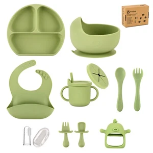 SnugBug Baby Led Weaning Supplies : Silicone Baby Feeding Set With Teething Toy - Picture 1 of 6