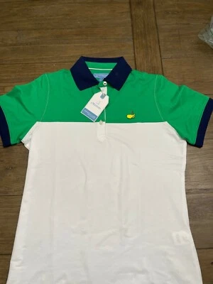 2022 Magnolia Lane Masters 高尔夫女孩尺寸小号全新带标签绿色白色海军蓝 — 第 1/3 张图片