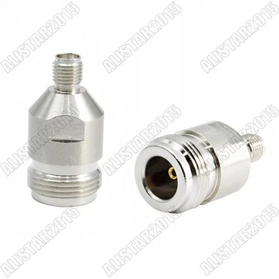 1x SMA Female to N Type Female Jack Straight Adapter Coax Connector N Converter - Image 1 of 4