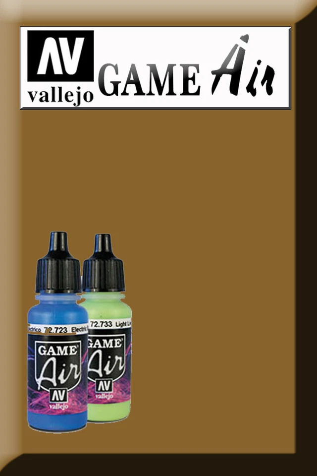 Game Air Primer Leather Brown 70626 Acrylic Paint VALLEJO