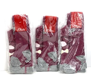 s.Oliver Kids Tights Set of 3 Size 4-6m and 6-12m - Picture 1 of 4