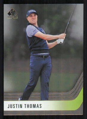 2021 SP Authentic #25 Justin Thomas RC - Image 1 of 2