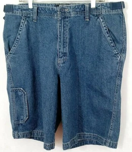 Route 66 Jean Shorts Men's Size 38 Medium Blue Denim Cotton 5 Pockets metal snap - Picture 1 of 11