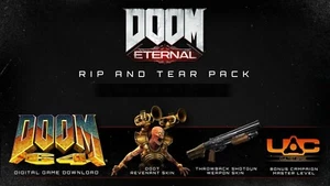 Paquete de bonificación DLC Doom Eternal Rip and Tear + JUEGO COMPLETO: DOOM 64 REMASTERIZADO - PS4/5 - Imagen 1 de 2