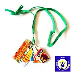 8 biglietti pasto Boy Scout 2001 National Jamboree Kiosk & 1 Jamboree Pass/ID carta - Foto 1 di 4