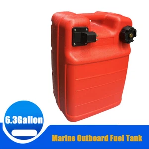 6.3Gallon Marine Fuel Tanks External Fuel Tanks Outboard Marine Engine Fuel Tank - Foto 1 di 6