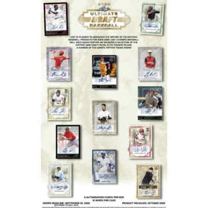 2020 Leaf Ultimate Draft Baseball Hobby Box Factory Sealed 20LEBUD - Picture 1 of 1