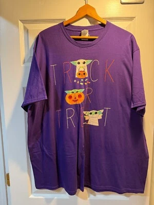 Рубашка Baby Yoda размер 3XL Halloween Trick Or Treat фиолетовая 13 - Изображение 1 из 4