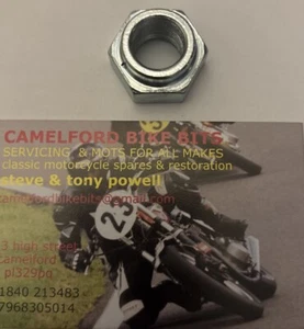 TRIUMPH CLUTCH NUT 5T 6T T100 T120 & 4 SPEED BSA MODELS 57-1047 68-3030 68-3300 - Picture 1 of 4