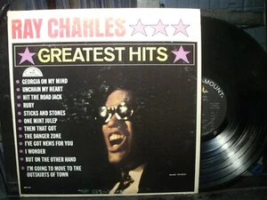 RAY CHARLES Greatest Hits LP VG+ 1961 ABC-Paramount ABC 415 - Imagen 1 de 2