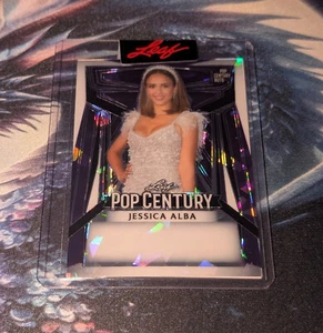 2023 Leaf Metal Pop Century unsigniert Proof 1/1 Jessica Alba Purple NM/M - Bild 1 von 2