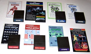 ¡7 juegos de Intellivision con instrucciones y 1 catálogo IMAGIC! Demon Attack y más - Imagen 1 de 9