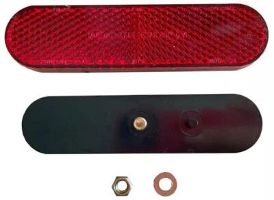 Motorrad Reflektor Mini | Rückstrahler Kennzeichenhalter mit Zulassung E4 - Bild 1 von 2