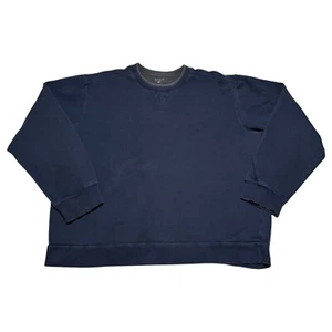 Arrow Distressed Stained Navy Blue Crewneck Sweatshirt Adult XL - Picture 1 of 6