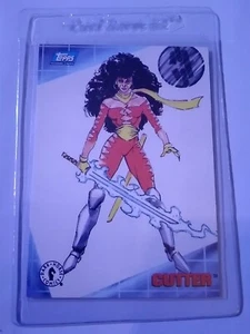 Jb10a Dark Horse Comics 1994 Topps #95 Cutter Sketch By Chris Warner Wolf Gang - Picture 1 of 2