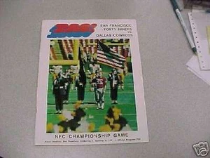 1970 NFL NFC CHAMPIONSHIP PROGRAM Cowboys / 49ers - Picture 1 of 1