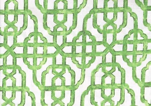 Lacefield Fabric  Imperial Jade Cotton  Drapery Upholstery - Picture 1 of 2
