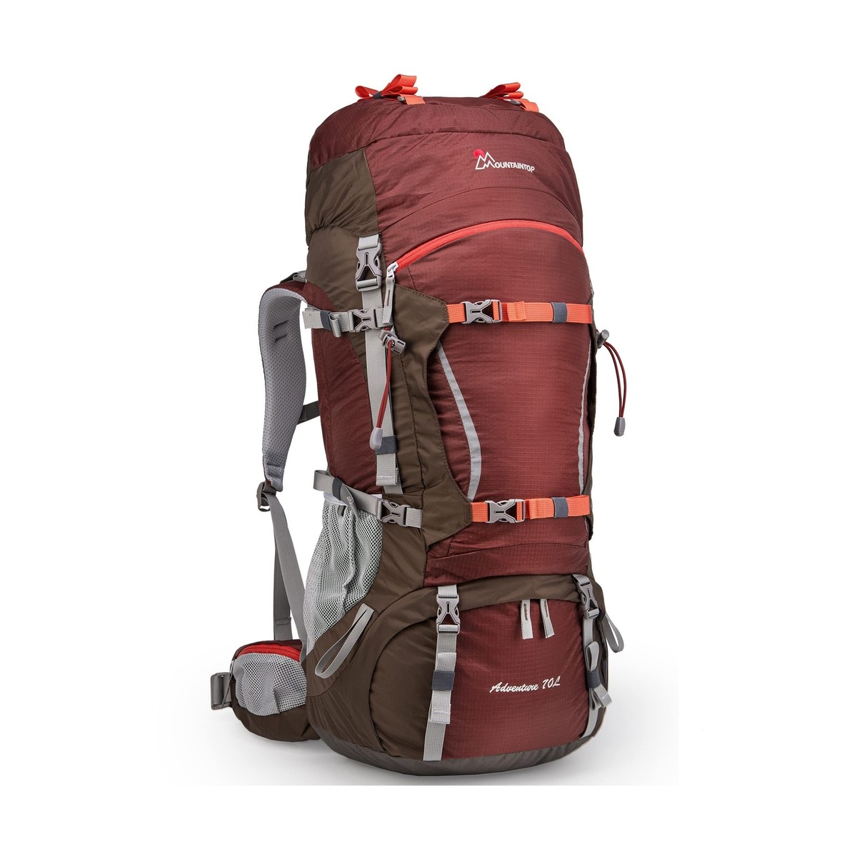 Mochila De Senderismo 50L Para Hombre Y Mujer - Impermeable, Con Sistema De Hidratación Y Cómoda Para Largas Rutas