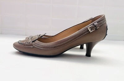 Escarpins en cuir TOD'S - Pointure 36.5  - Photo 1/4