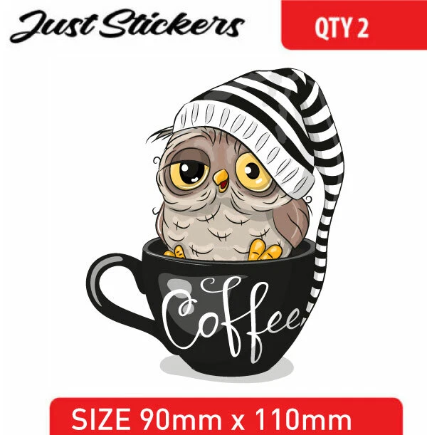 Cute Owl Car sticker  bumper sticker , skate , sticker , bike, , laptop - Image 1 of 1