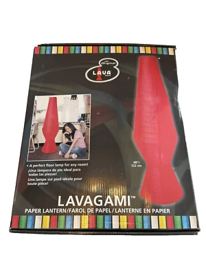 Lavagami Lava Floor Lamp 48” Pink Paper Lantern The Original Lava Brand 2006 Y2K - Image 1 of 4