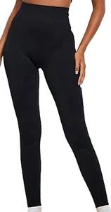 Legging donna senza cuciture controllo supporto dimagranti leggings neri donna - Foto 1 di 4