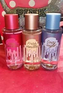 VICTORIA'S SECRET PINK FRESH VANILLA COZY SUGAR PINK COCONUT BODY MIST YOU PICK - Picture 1 of 10