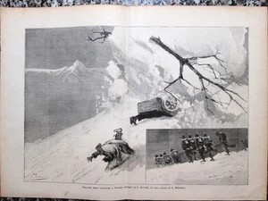 Disastro della valanga a Vinadio nel 1885 - L'intervento degli Alpini - Picture 1 of 1