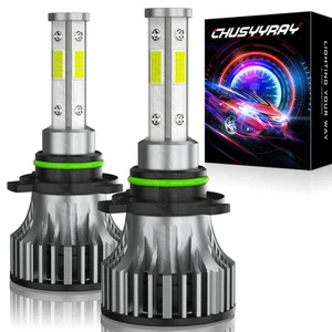 9006 HB4 LED Headlight Bulbs Low Beam 6000K For Mitsubishi Outlander 2007-2013 - Picture 1 of 10