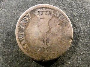 w1899. Scotland, William II (III of England), silver 5 Shillings, 1697. - Picture 1 of 2